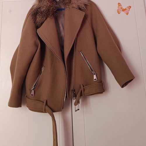 Women's coat like new, brown, size S