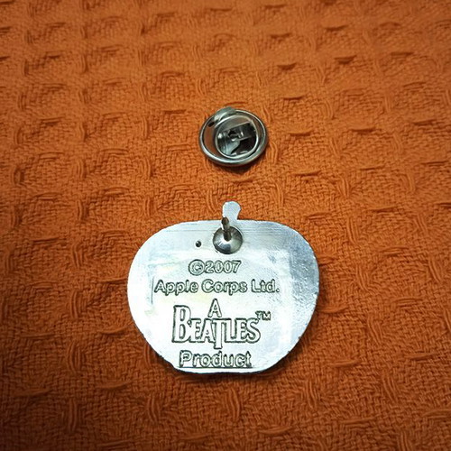 The Beatles apple metal pin new