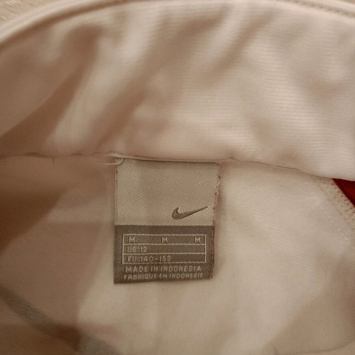 Nike Y2K track jacket used white-red raglan fit