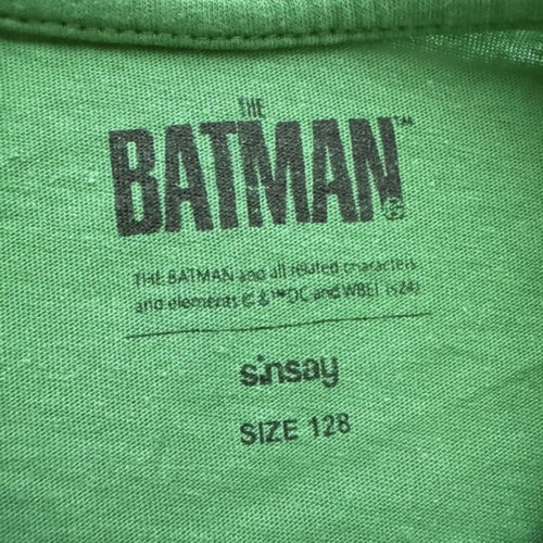 Batman t-shirt Sinsay green size 128 cm like new