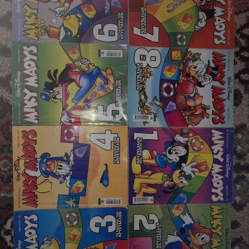 Mickey Mouse pack of 8 used issues, year 2005
