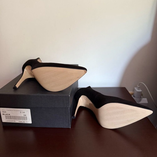 Sagiakos pumps new, leather, black, size 39