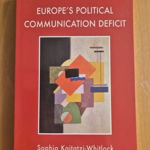 Europe's Political Communication Deficit book like new, English