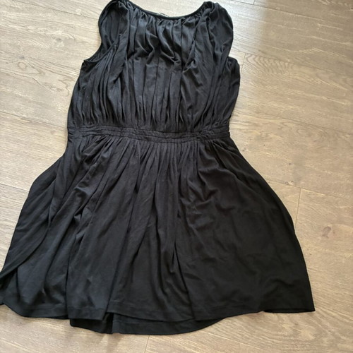 Massimo Dutti dress, black, soft elastic fabric