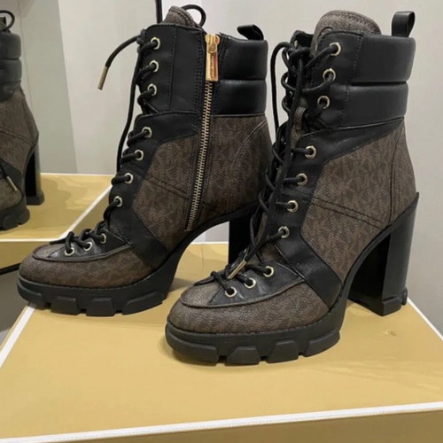 Michael Kors ankle boots brown black size 39 like new