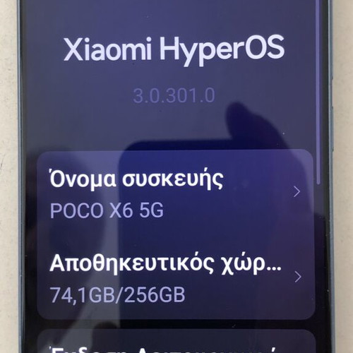 Xiaomi POCO X6 5G smartphone 12GB RAM 256GB, black