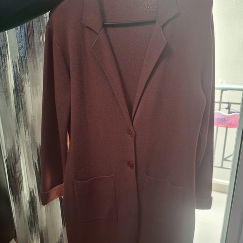 Long women's cardigan Rino&Pelle like new, sapio milo color, size L