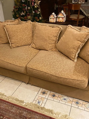 Living room sofa set three-seater and two-seater used
