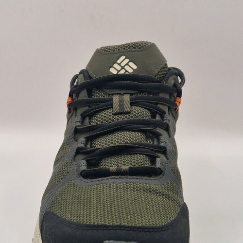 Columbia Peakfreak 2 hiking shoes, size 42, black and green