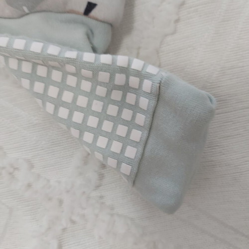 Tender summer sleeping bag mint with legs, 18-36 months