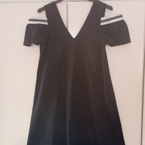 Cotton dress made in Italy, medium size, dark blue, like new