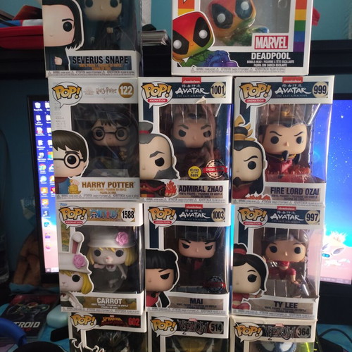 Funko Pop used, set of 10 figures
