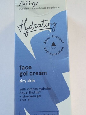 Kili.g Hydrating Face Gel Cream for Dry Skin like new 50ml