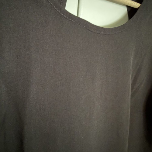 Blouse with ruffles and open back Tiffany size S like new black