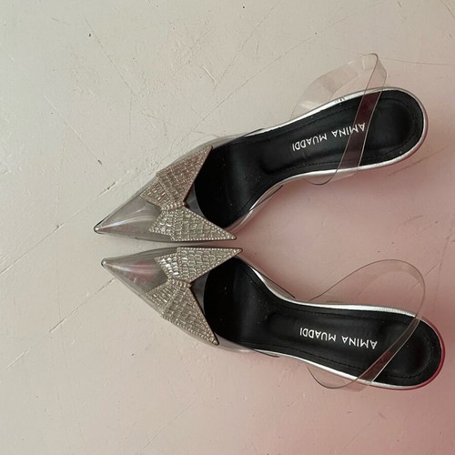 Amina Muaddi used slingbacks size 37