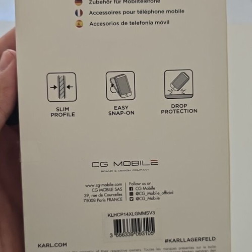 Karl Lagerfeld iPhone 14 ProMax case new