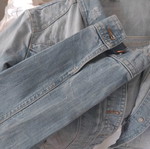 A.L.E. denim jacket new, small