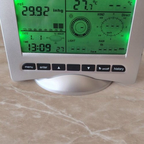 Alecto Wireless Weather Station like new, multifunctional