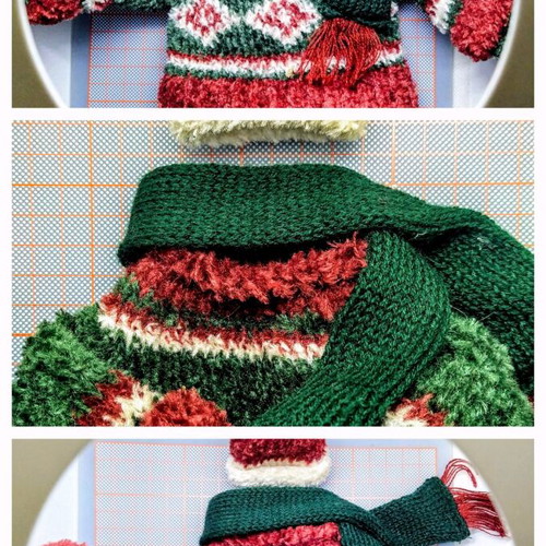 Winter and Christmas bottle sweater cover new