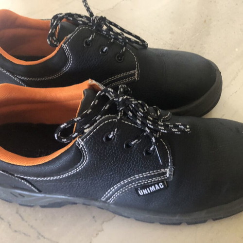 Unimac S3 men's safety work shoes used, black-orange, size 46