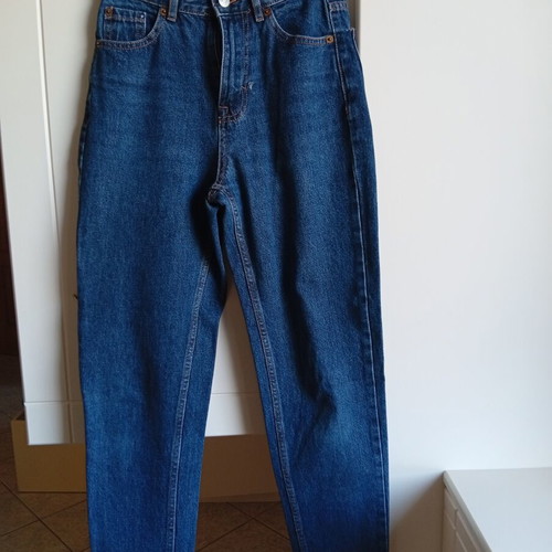 Pull & Bear high-waisted jeans like new, classic blue