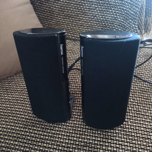 HAMA E80 stereo computer speakers used, very good condition