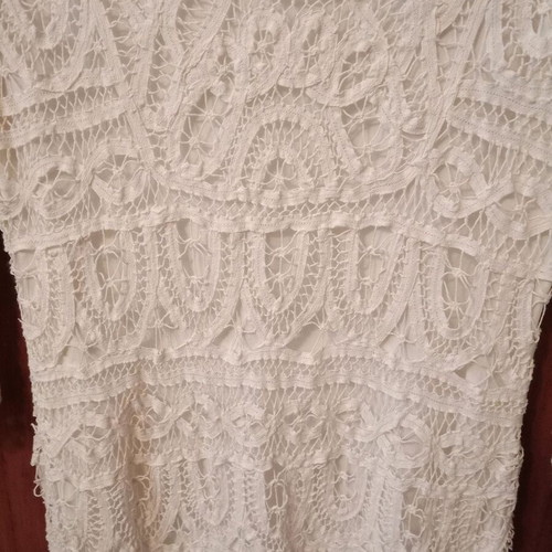 White lace dress Massimo Dutti like new, size M
