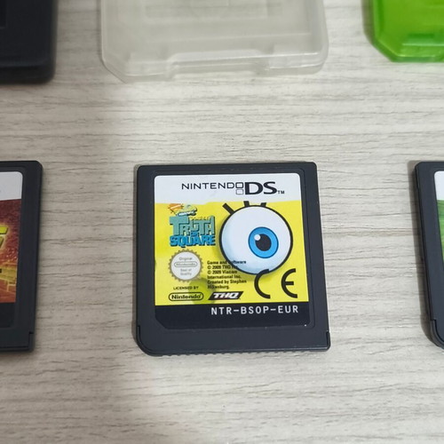 Nintendo DS pack of 3 used games with 6 cases