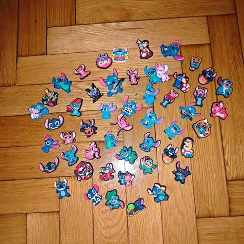 Stitch Jibbitz charms new, pack of 50 pieces