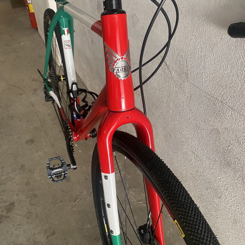 Faggin Mula Gravel bike like new, carbon fork, disc brakes, 29 inch