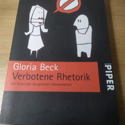 Book Verbotene rhetorik Gloria Beck in German like new