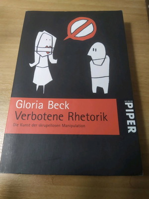Book Verbotene rhetorik Gloria Beck in German like new