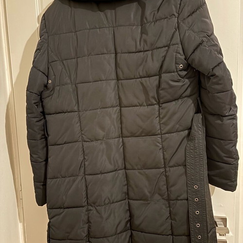Sarah Lawrence Long Women's Puffer Jacket like new, black, size M