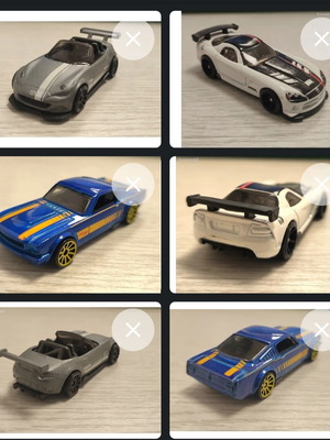 Hot Wheels Dodge Viper SRT10 ACR, Mazda MX5 Miata ND, Ford Mustang 65' Fastback 1:64 άριστη κατάσταση