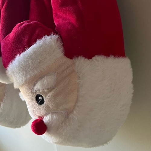 Christmas slippers new, size 39-40 unisex, white and red