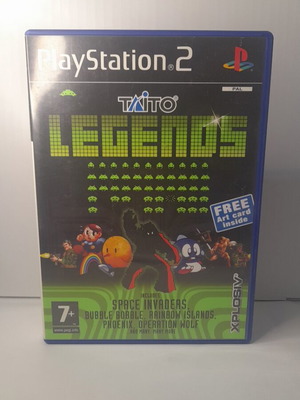 Taito Legends PS2 like new, English edition with manual and art card