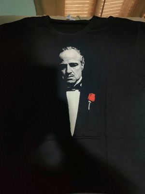 T-shirt Godfather 2XL μεταχειρισμένο, μαύρο JHK