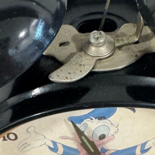 Vintage Disney alarm clock with Donald Duck used