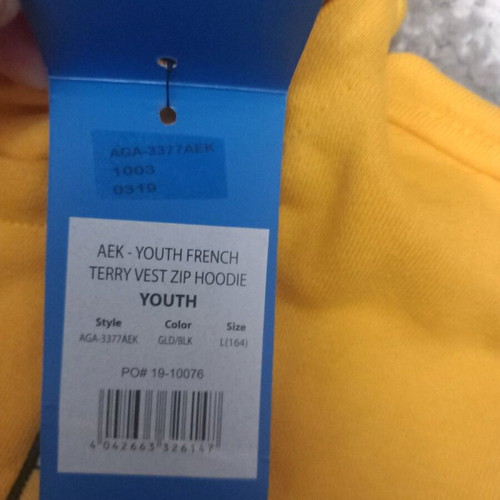 Aek French Terry zip hoodie season 19-20 like new, size L