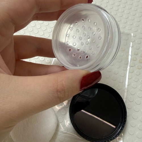 Loose powder mini container makeup reusable, brand new