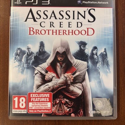 Assassin’s Creed Brotherhood PS3 game used, complete with manual