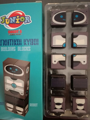 Magnetic Robot Cubes Goodys Junior new, creative STEM toy