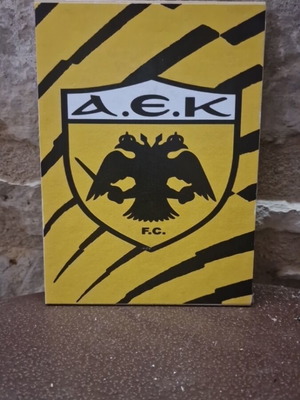 AEK Wooden Decorative Signs like new, 13×18 cm