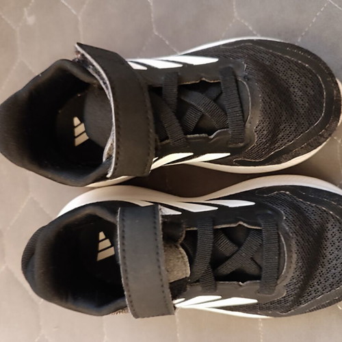 Adidas children's athletic shoes size 25, black