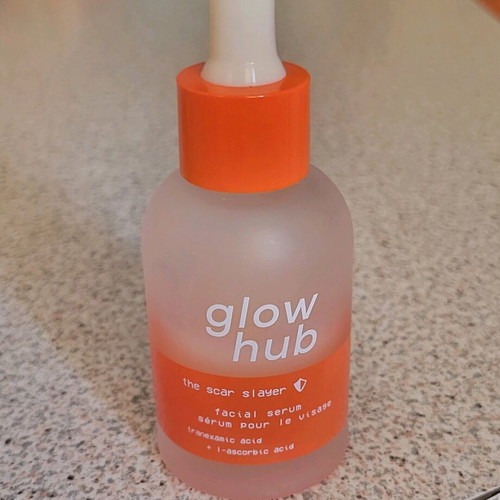 Glow Hub The Scar Slayer serum used for discoloration and acne marks