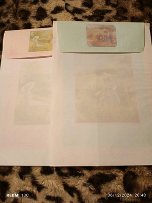 Correspondence used, 1 folder with sheet for each set