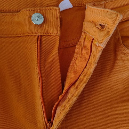 H&M Women's Elastic Jeans size 42 like new, orange