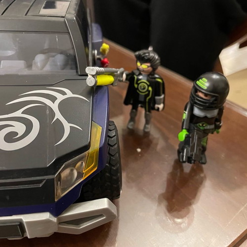 Playmobil Top Agents vehicle with figures