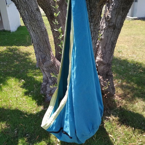 Children's hammock used, fabric with pillow, holds up to 80 kg