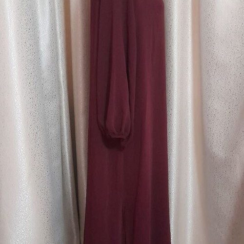 Passager burgundy maxi dress, oversized tunic style, XL